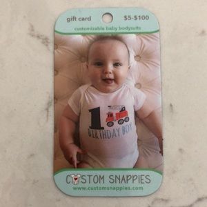 $50 Gift Card to Custom Snappies (baby onesies)